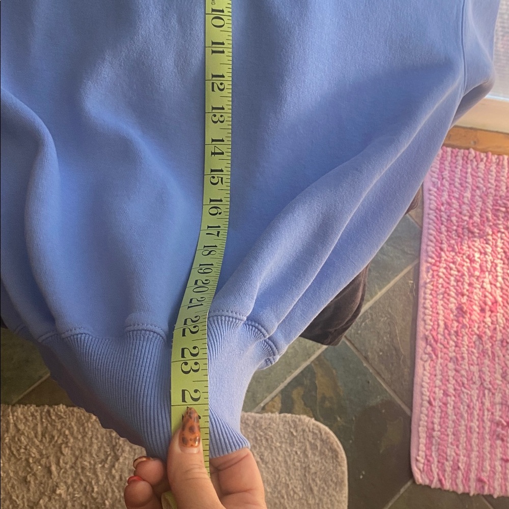 Women’s Crewneck in Vibrant Blue - Picture 3 of 3